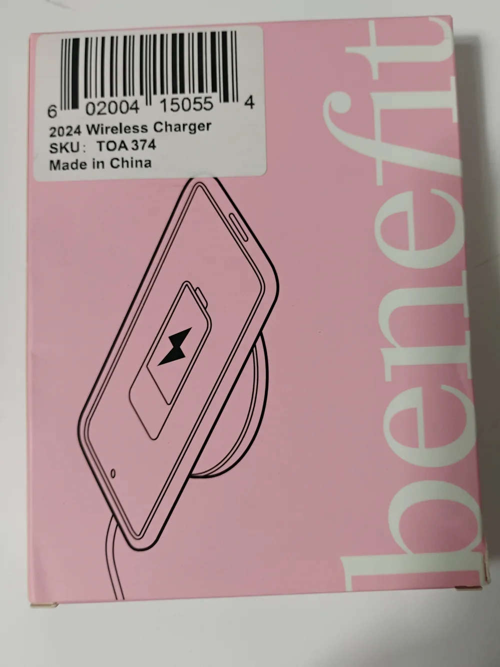 Benefit Pink Wireless Charger Pad
